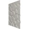 Ekena Millwork 19 5/8in. W x 19 5/8in. H Dublin EnduraWall Decorative 3D Wall Panel Covers 2.67 Sq. Ft. WP20X20DUBCR - alternate 2
